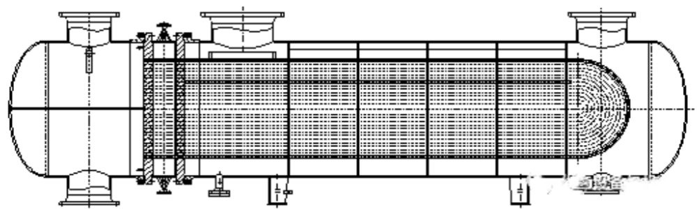 Double tube plate U-tube heat exchanger